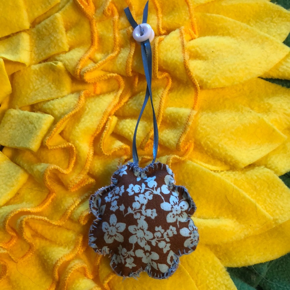 Hand stitched Flower